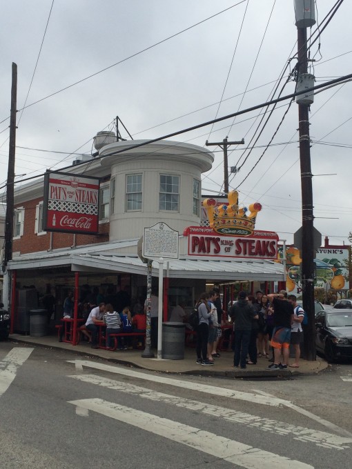 Pat's Cheesesteaks in Philadelphia- home of the original Philly Cheesesteak
