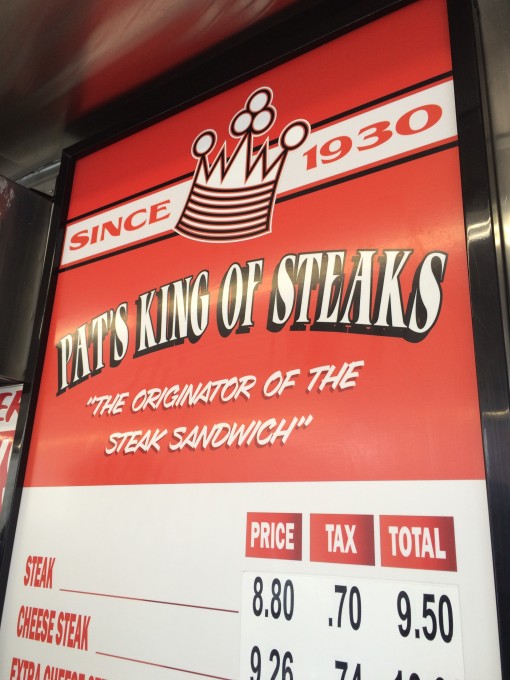 Pat's the King Of Steaks- Home of the original Philly Cheesesteak