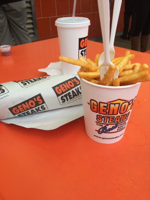 Geno's Steaks in Philadelphia- home of the best cheesesteak?