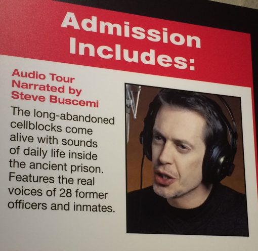 Steve Buscemi audio tour at the Eastern State Penitentiary in Philadelpia? Don't mind if I do!