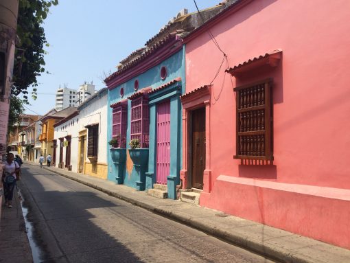 The colorful streets of Cartagena, Colombia