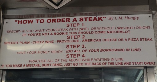 How to Order a Cheesesteak at Pat's Cheesesteaks in Philadelphia- home of the original Philly Cheesesteak