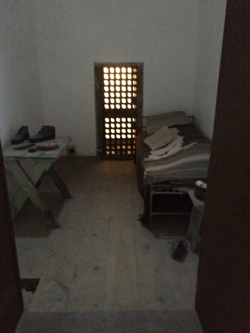 Cell inside of the Eastern State Penitentiary in Philadelphia