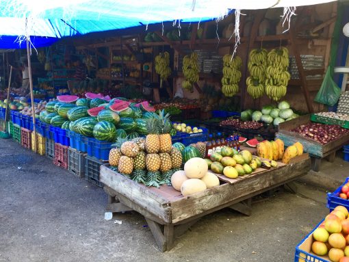 Fresh Fruit Market in Puerto Plata, Dominican Republic