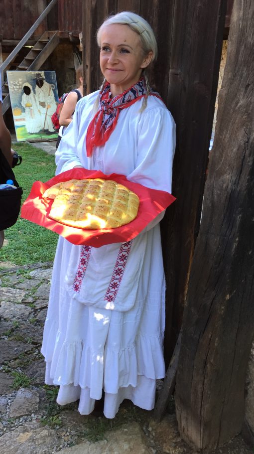 Start the day with some fresh pogača at Šokčev dvor open air museum in Bela Krajina, Slovenia