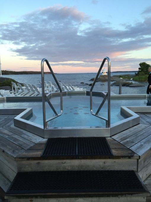 The spa at Nynäs Havsbad in Nynäshamn, Sweden (60km South of Stockholm)