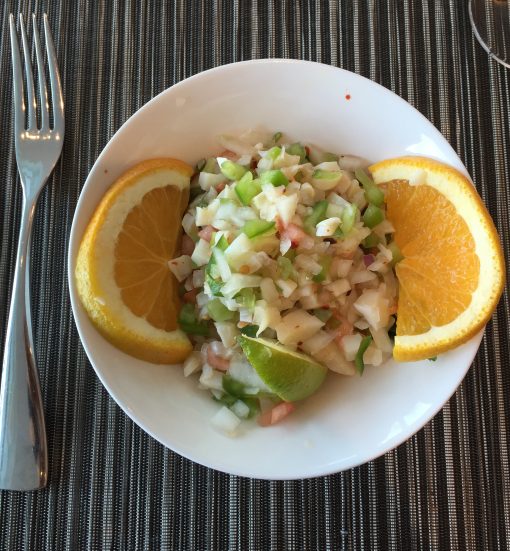 Conch Salad at the Hilton Resorts World Bimini