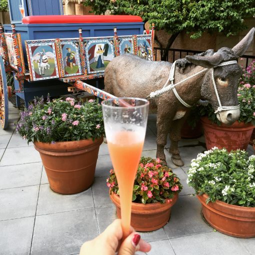 The Donkey Cart at the Italy Pavilion in Epcot