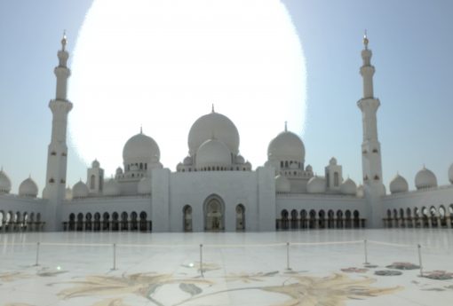 The Sheikh Zayed Grand Mosque in Abu Dhabi is one of the most beautiful places in the world.