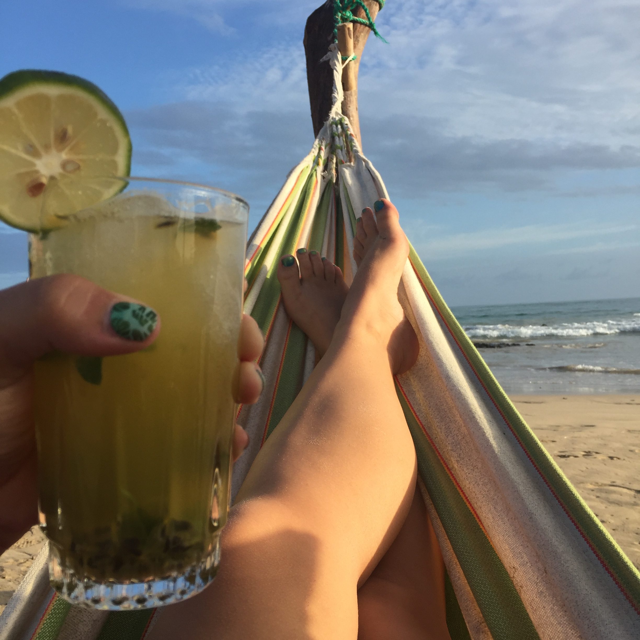 Fresh passion fruit mojitos served to me in a hammock on Isla Isabela in the Galapagos Islands. I'm pretty sure this is the best my life will get.