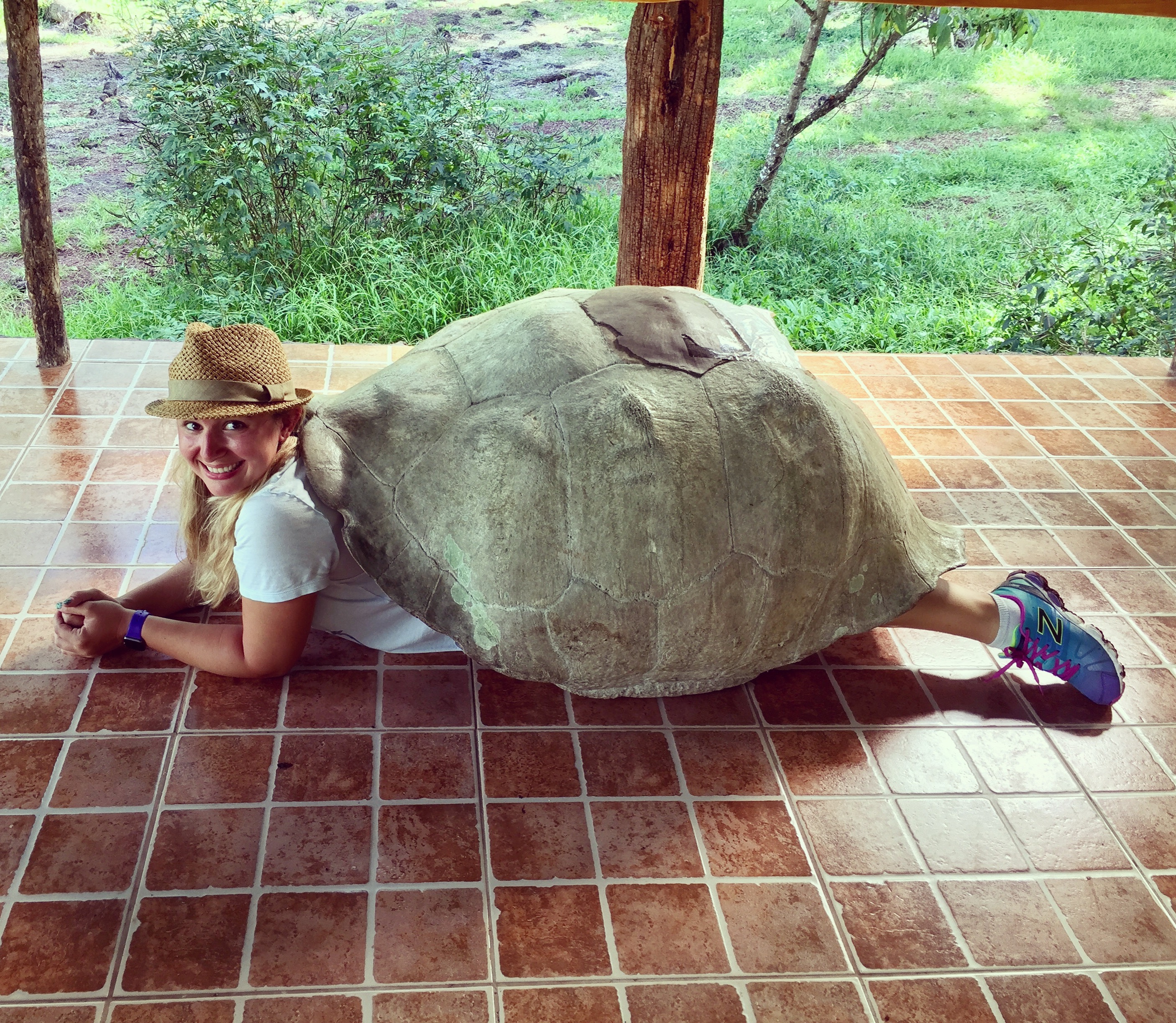 Bucket list complete. Visiting the Giant Tortoises in the Galapagos Islands